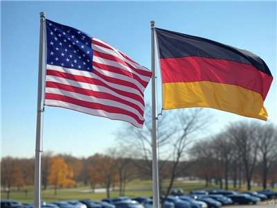 美德關係。示意圖。(AI生成圖)