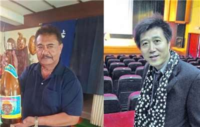 南加州華裔男子孫耀寧（右）替中國政府操作地方選舉與輿論，被判刑四年；帛琉參議長包和康為中國相關勢力宣傳，被美國務院制裁並禁止其入境。圖：取自網路