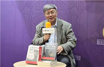 中國歷史學家宋永毅來台，在台北國際書展舉辦新書發表會。(陳國維 攝)