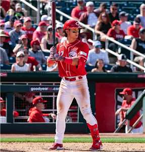 目前效力於美國職棒大聯盟克里夫蘭守護者隊的台裔美籍球員費柴德(Stuart Fairchild)(暱稱費仔)，將代表台灣參加2026年WBC世界棒球經典賽。(IG@stu_fairchild4)
)
