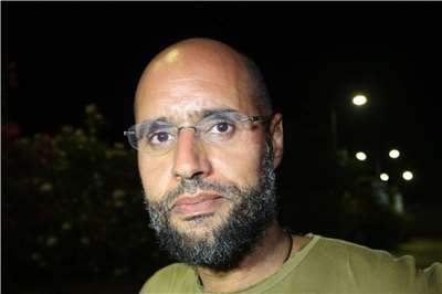 已故利比亞強人格達費兒子塞夫．格達費(Seif al-Islam Kadhafi)。 (檔案照)