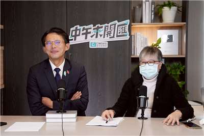 民眾黨主席黃國昌今日(2日)接受政論節目《中午來開匯》專訪。(圖/匯流新聞網提供)