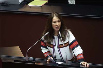 立法委員高金素梅。資料照片(中央社)