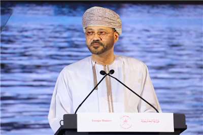 阿曼外交部長阿布塞迪(Badr Albusaidi)。 (圖:X@FMofOman)