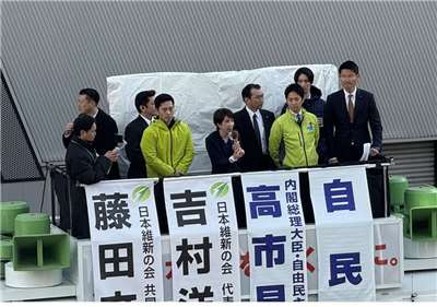 日本首相高市早苗吸票潛力驚人。(鄭仲嵐攝)