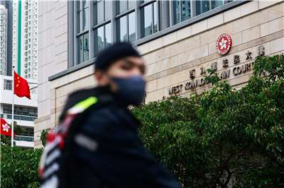 圖為香港西九龍法院大樓。(檔案照)