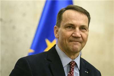 波蘭外交部長西科斯基(Radoslaw Sikorski)。(AFP)