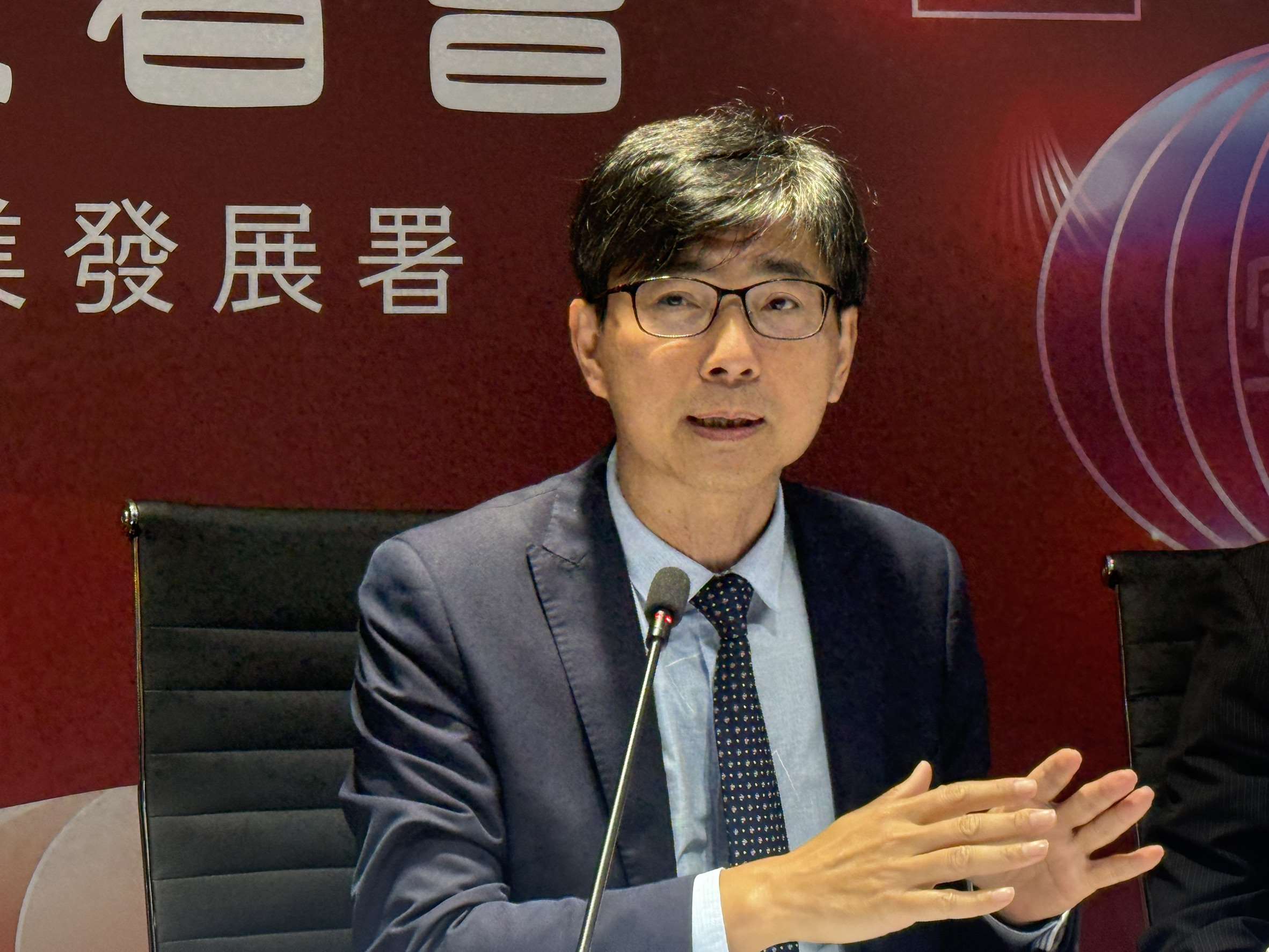 經濟部產業發展署長邱求慧3日表示，今年工作重點除了續推五大信賴產業，也將協助弱勢以及原鄉產業發展。(謝佳興 攝)