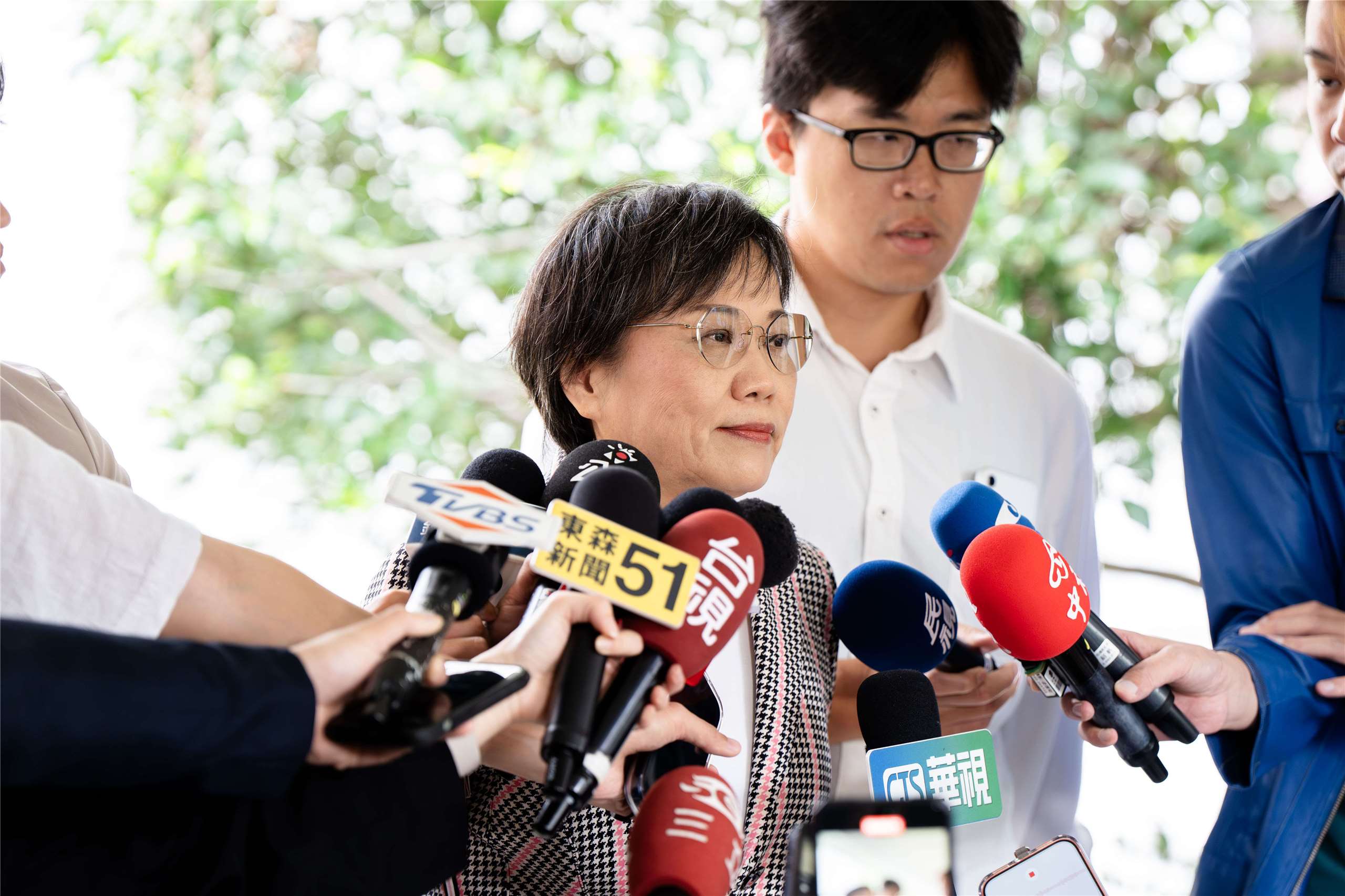 內政部長劉世芳24日在立法院表示，民眾黨前主席柯文哲批評內政部是「納粹德國」的說法非常偏頗，有關李貞秀的爭議，內政部主管《國籍法》的立場從未改變。(楊仁翔 攝)
