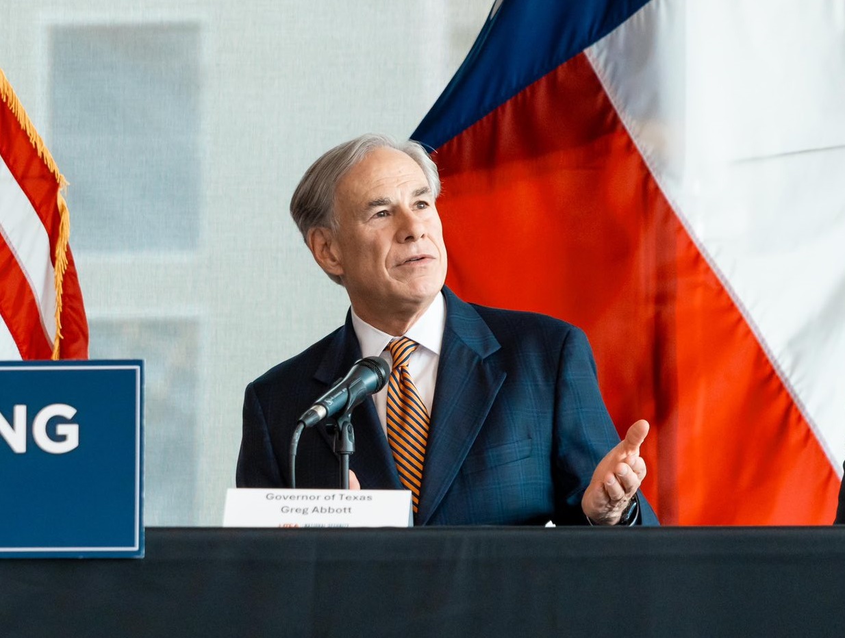 德州州長艾伯特(Greg Abbott)。(FB@Greg Abbott)