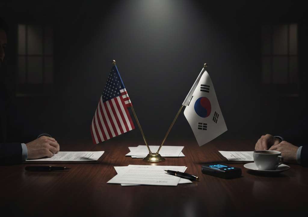 韓媒報導透露，南韓總理金民錫(Kim Min-seok)和美國總統川普(Donald Trump)在華盛頓會晤時，討論了川普和北韓領導人金正恩(Kim Jong Un)重啟對話的可能性。(示意圖/AI生成)