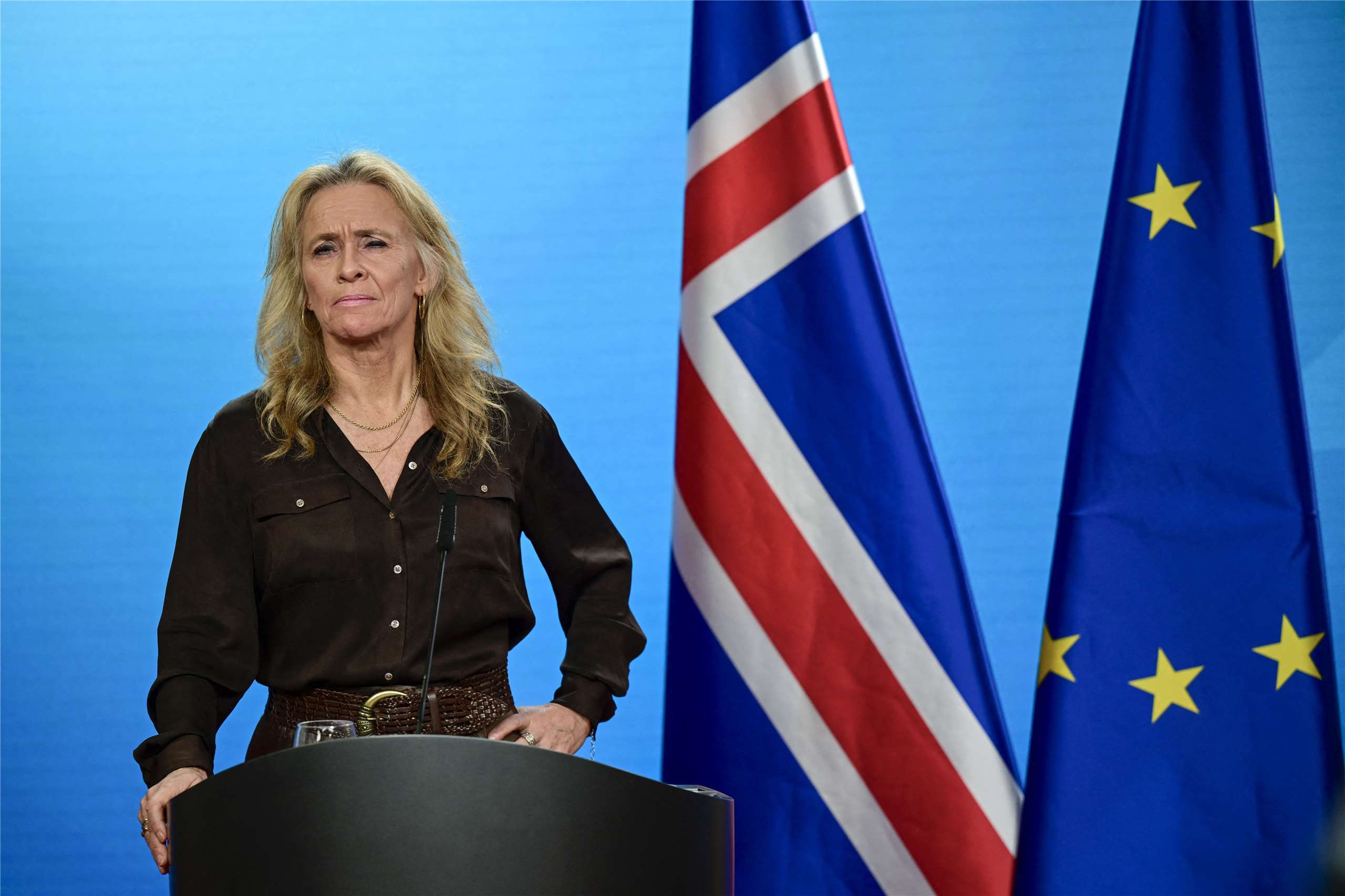 冰島外交部長古納斯多蒂爾(Thorgerdur Katrin Gunnarsdottir)。資料照片。