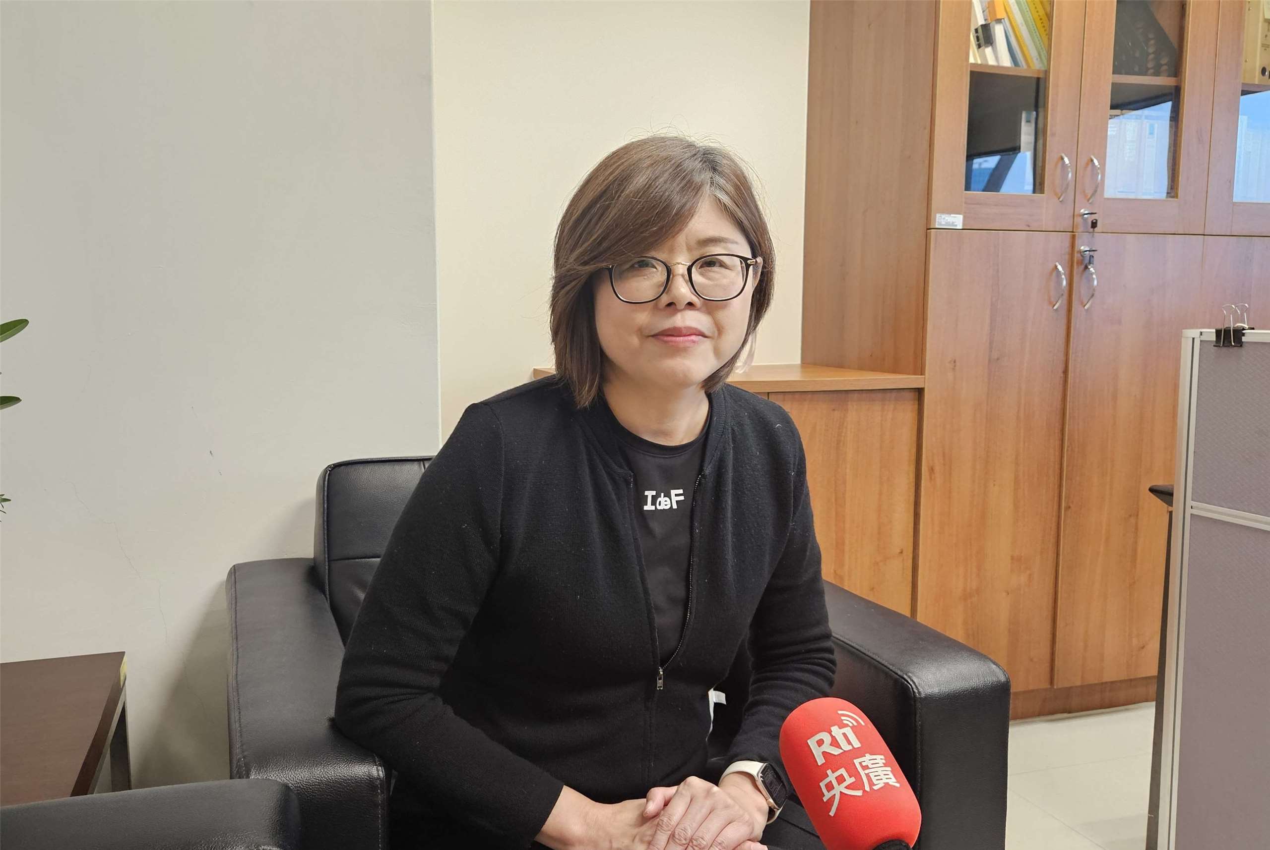 衛福部社會及家庭署副署長尤詒君。(劉品希 攝)