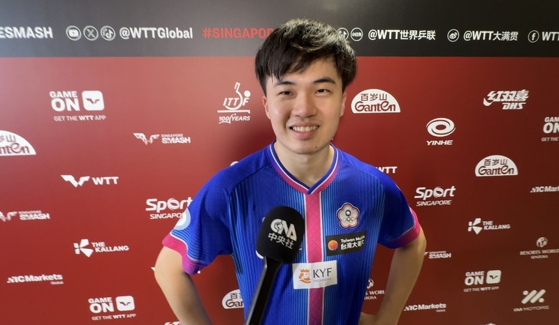 台灣男子桌球選手林昀儒1日在世界桌球職業大聯盟(WTT)新加坡大滿貫賽單打決賽，最終以0比4落敗鍍銀，仍寫下個人在大滿貫等級賽事的最佳成績。