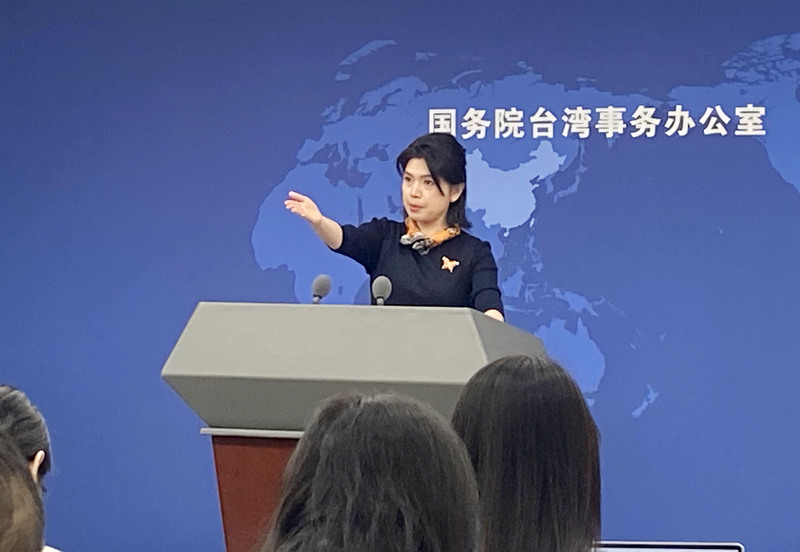 中國國台辦25日舉行例行記者會，由發言人朱鳳蓮回應媒體提問。