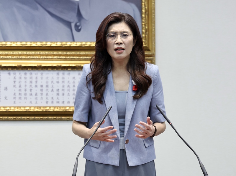國民黨主席鄭麗文。