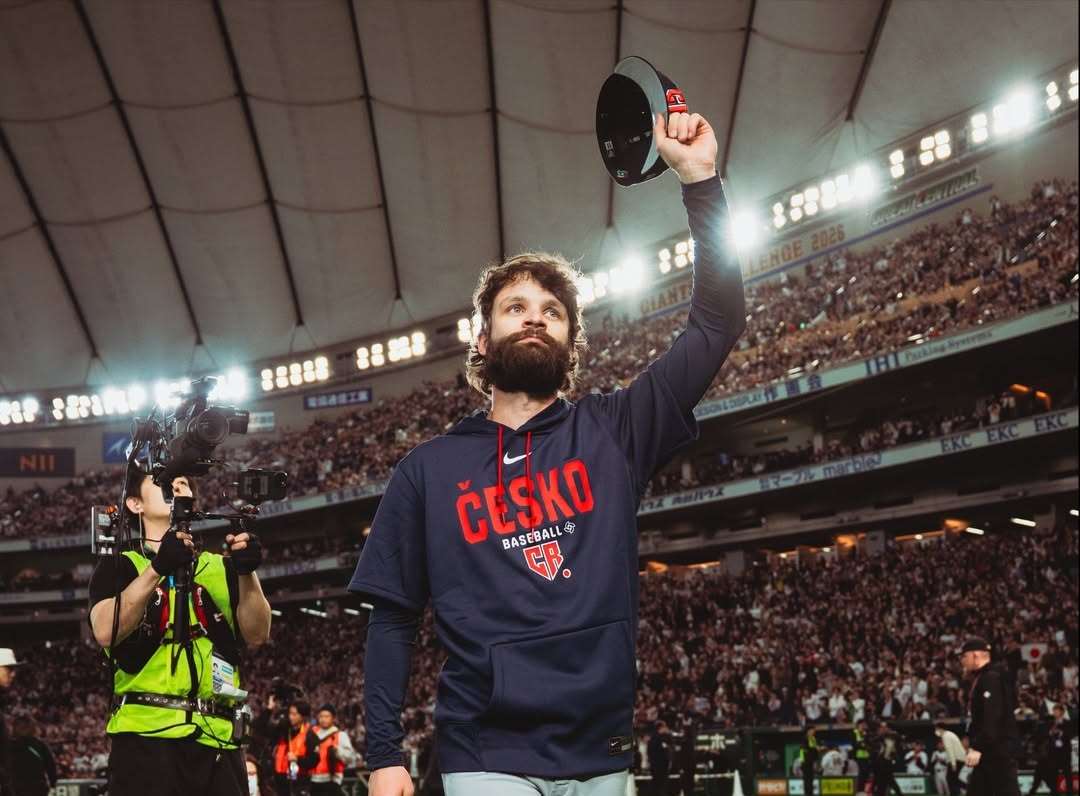 在世界棒球經典賽（WBC）中嶄露頭角，現年29歲、被稱為「日本殺手」的薩多里亞（Ondrej Satoria）。(IG@iamondrejsatoria)