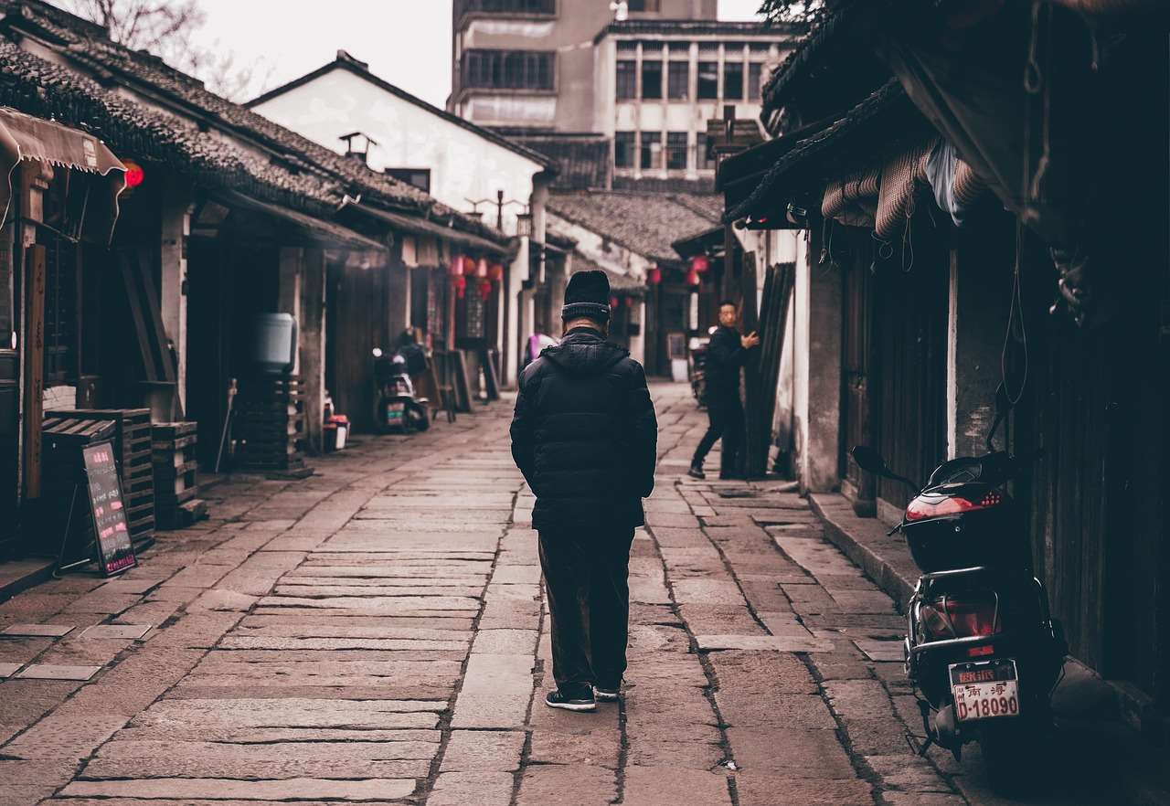 中國老人，高齡人口。(圖：Pixabay)