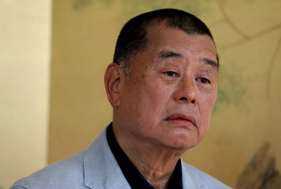 壹傳媒創辦人黎智英(Jimmy Lai Chee-ying)。 (檔案照)