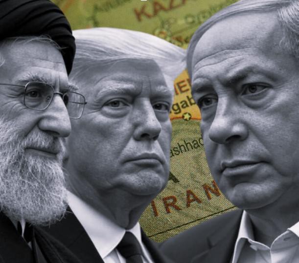 以伊戰爭，哈米尼，川普、尼坦雅胡，中東(AI合成圖)