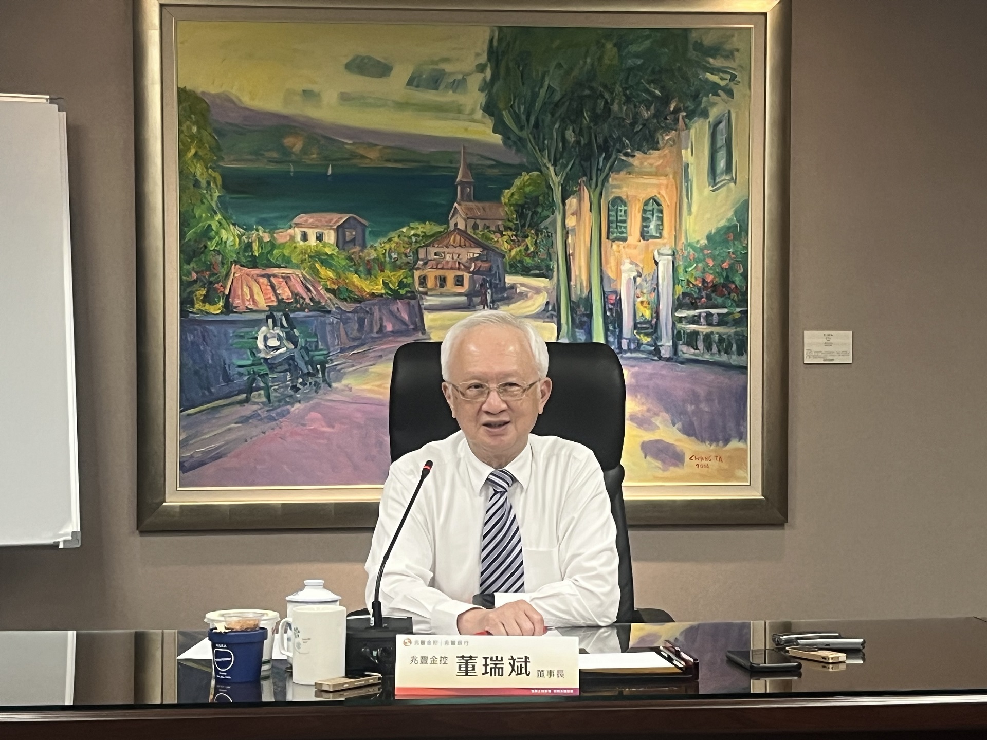 兆豐金控董事長董瑞斌。資料照。(陳林幸虹 攝)