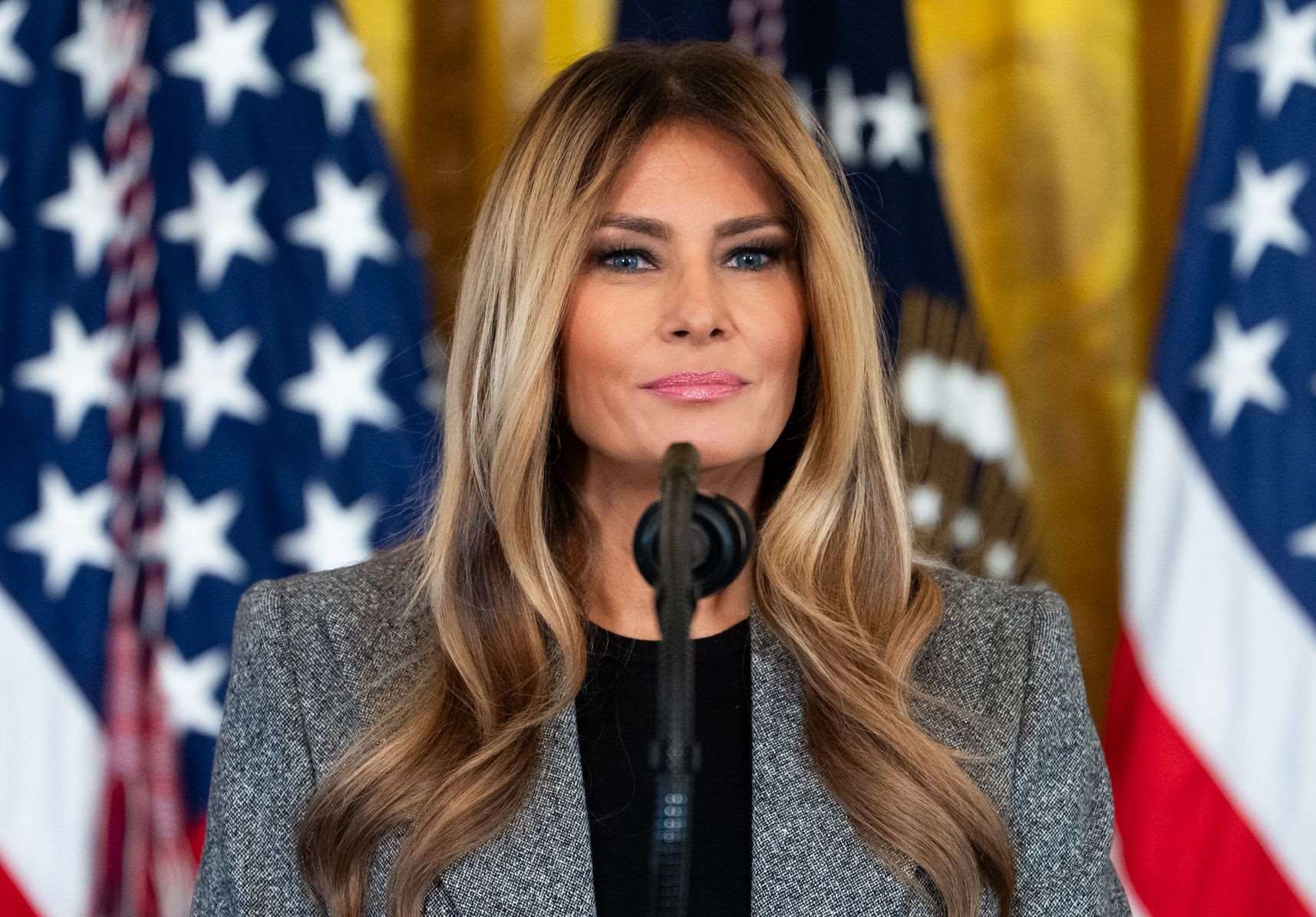 美國第一夫人梅蘭妮亞．川普(Melania Trump)將主持安理會會議。 (圖:X@FirstLadyOffice)