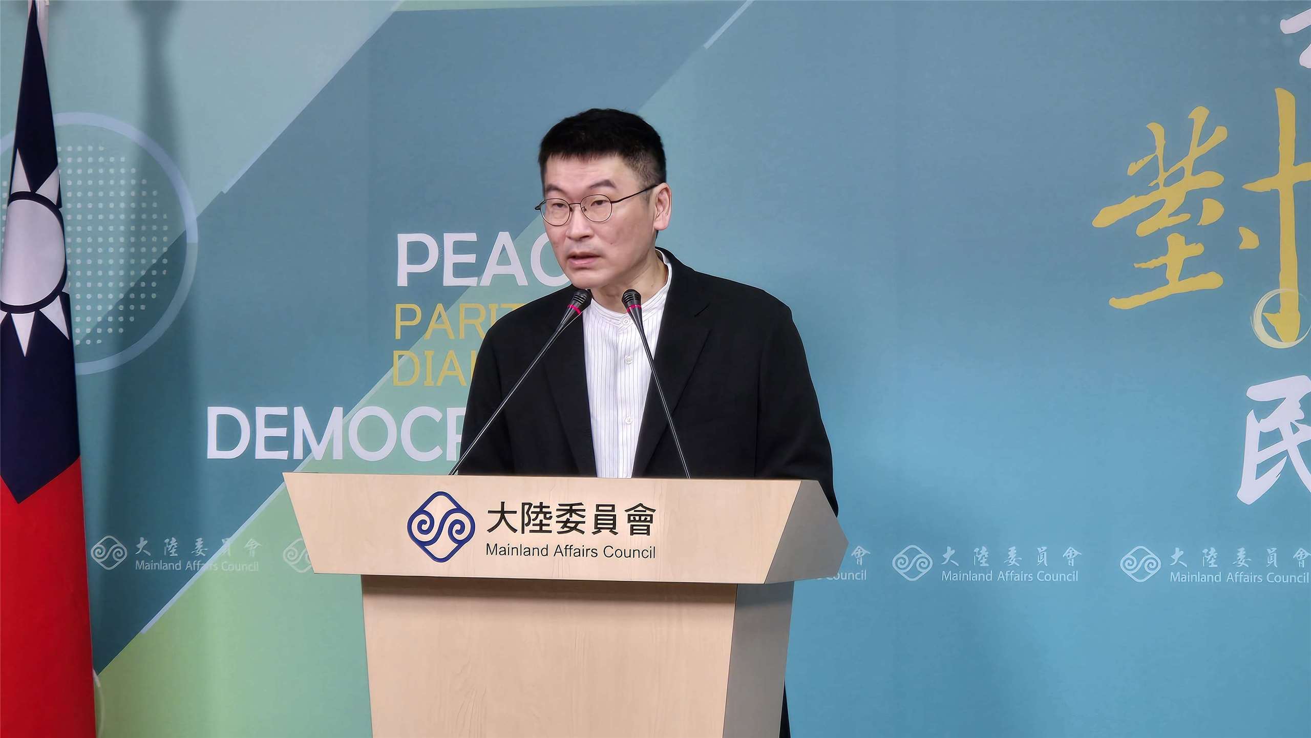 陸委會副主委梁文傑。資料照。(陳國維 攝)