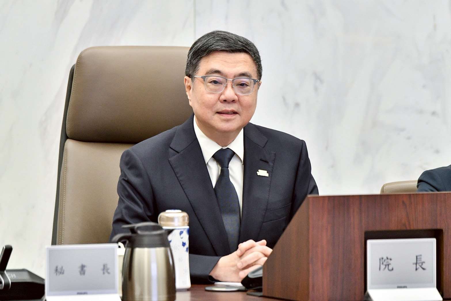 行政院長卓榮泰出席行政院會。資料照片。(圖：行政院提供)