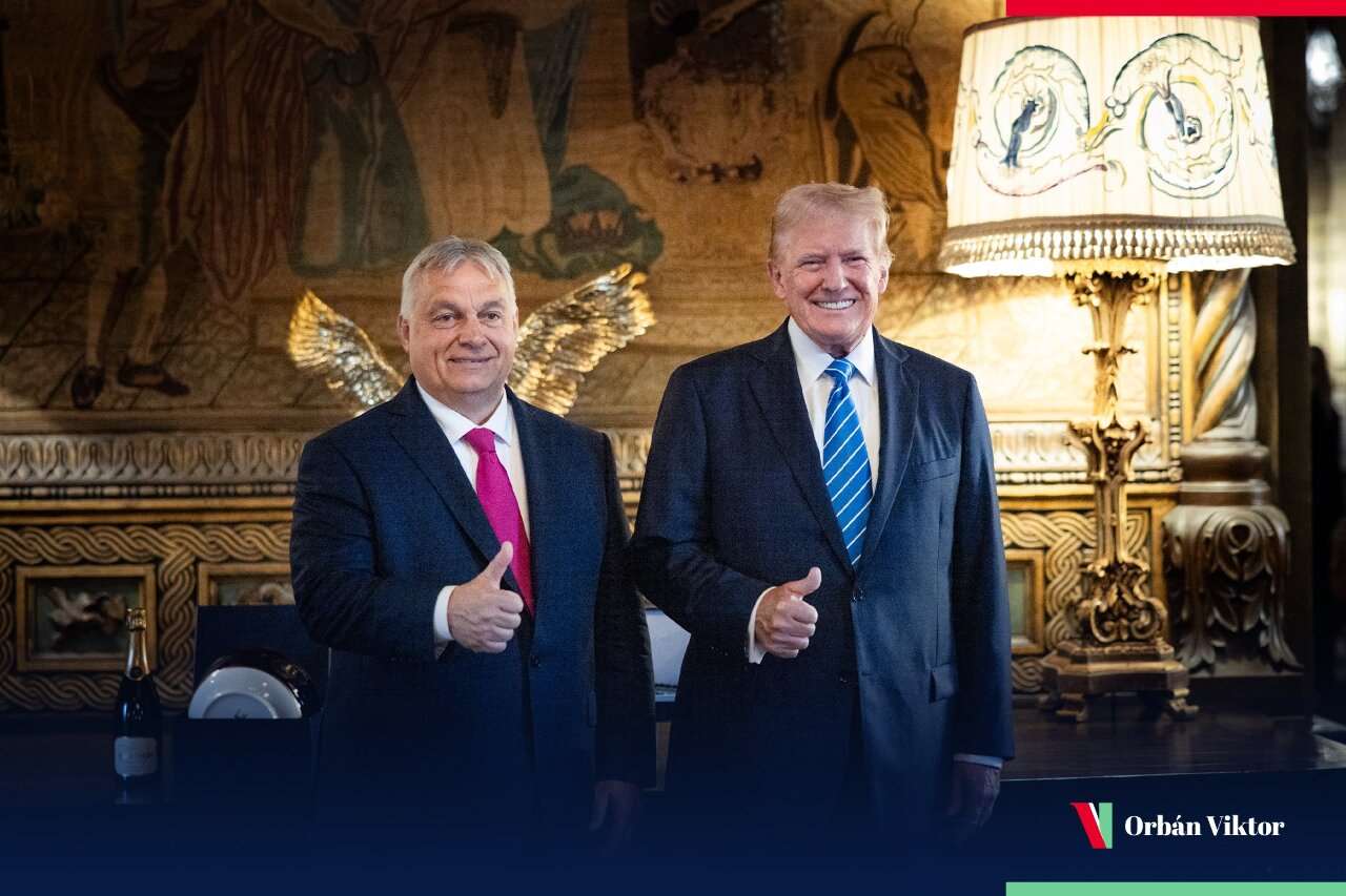 圖為匈牙利總理奧班(Viktor Orban)2024年7月間在佛羅里達州和美國前總統川普(Donald Trump)會面。(圖:@PM_ViktorOrban)