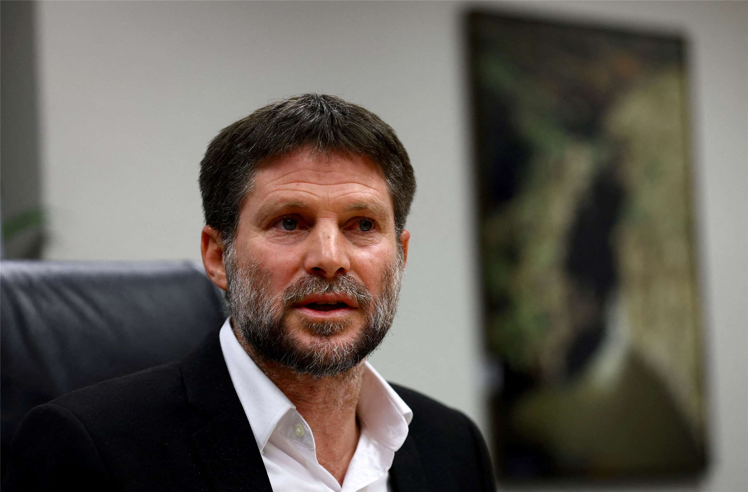 以色列極右翼財政部長史莫特里奇(Bezalel Smotrich)。資料照。