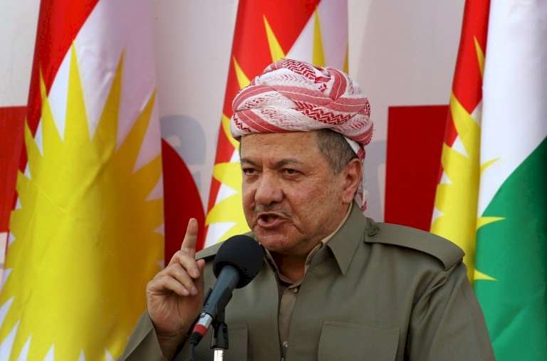 伊拉克庫德族領袖巴薩尼(Massud Barzani)。
