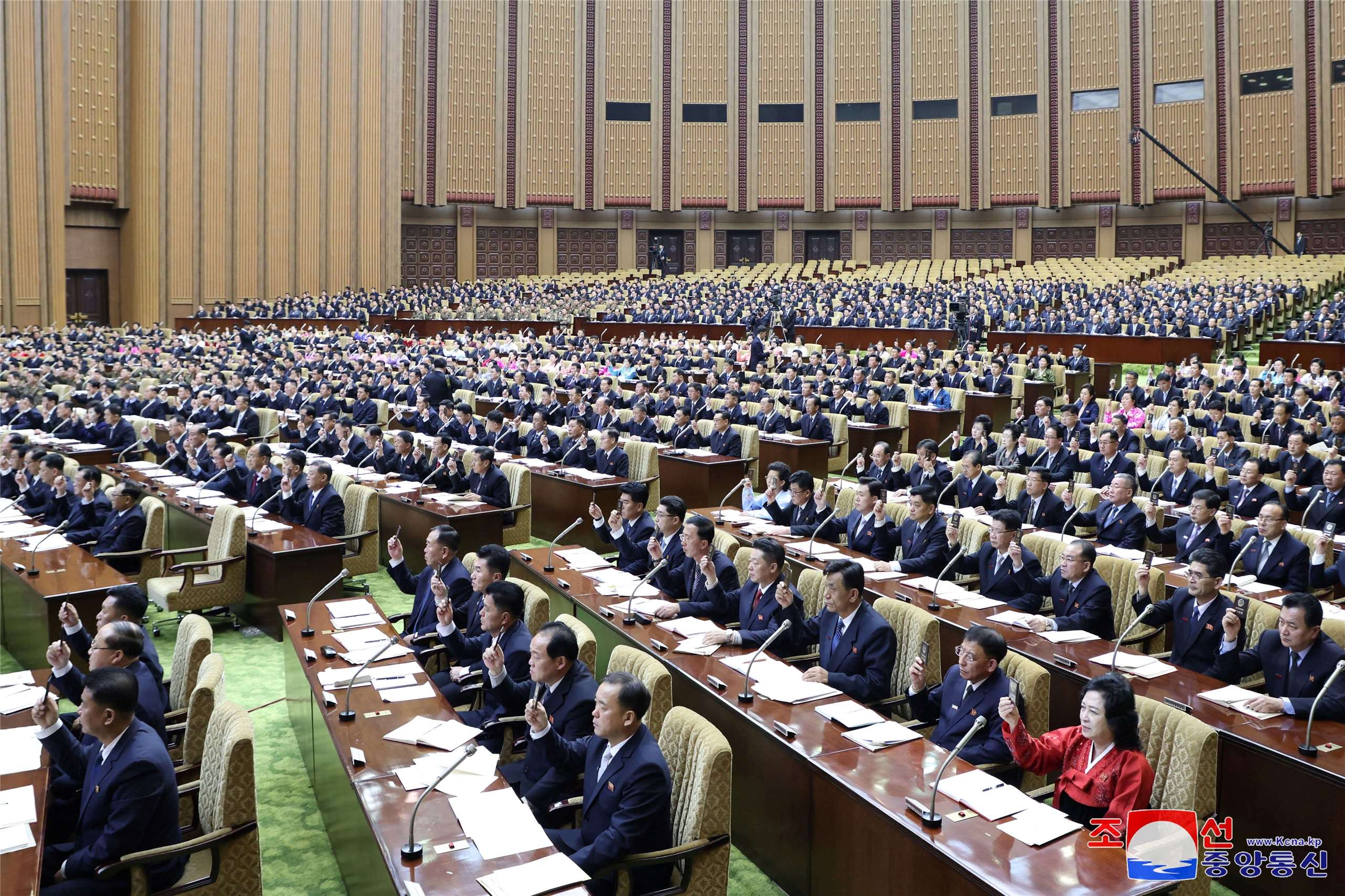 北韓15日舉行最高人民會議(Supreme People's Assembly)代表選舉。資料照片。