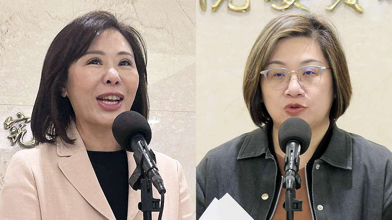 國民黨團日前公布42項優先法案，《晶片國安法草案》及《離島建設條例》修正案均被列入，引發關注。左為國民黨立委李彥秀、右為民進黨立委陳培瑜。資料合成照。(Rti)