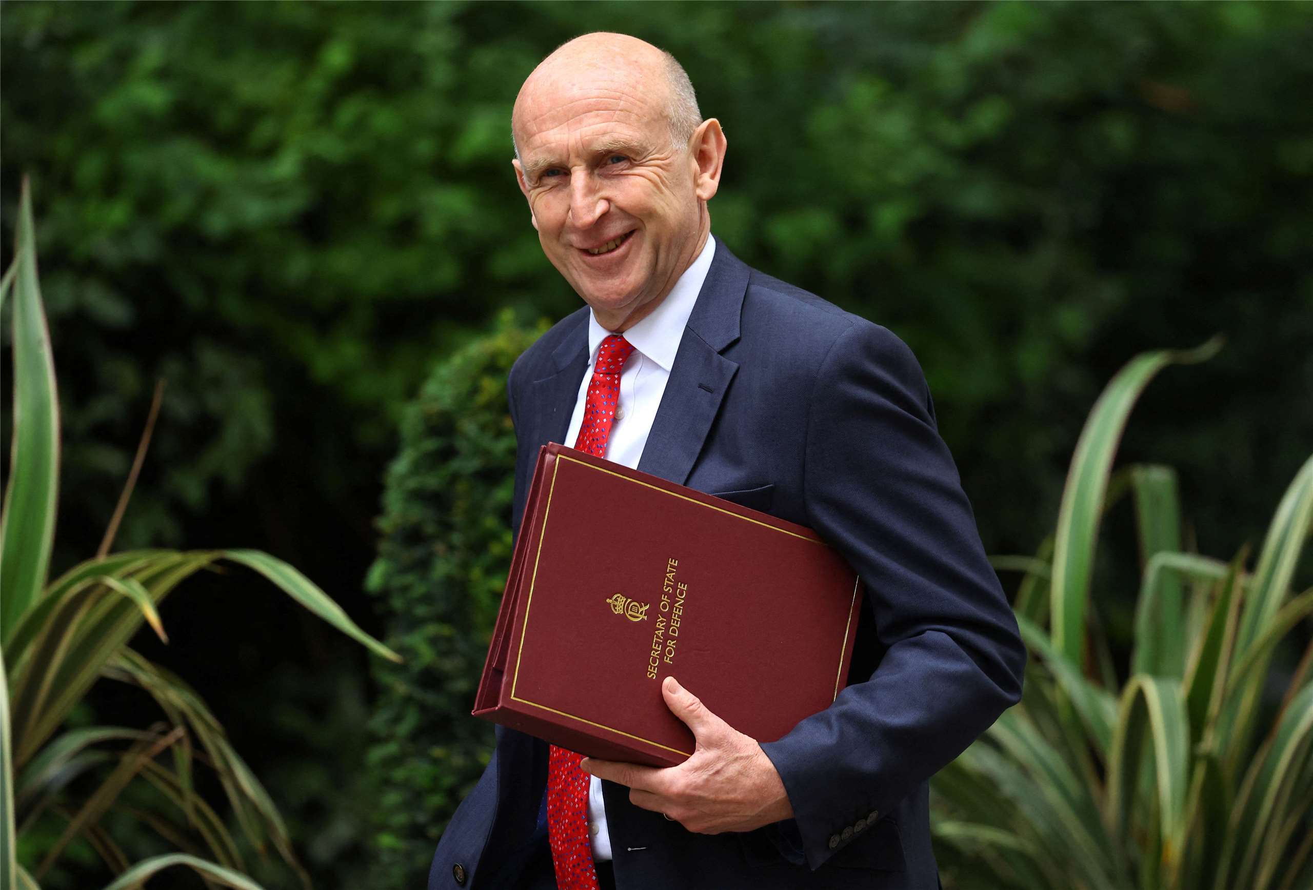 英國國防大臣希利(John Healey)。資料照片。