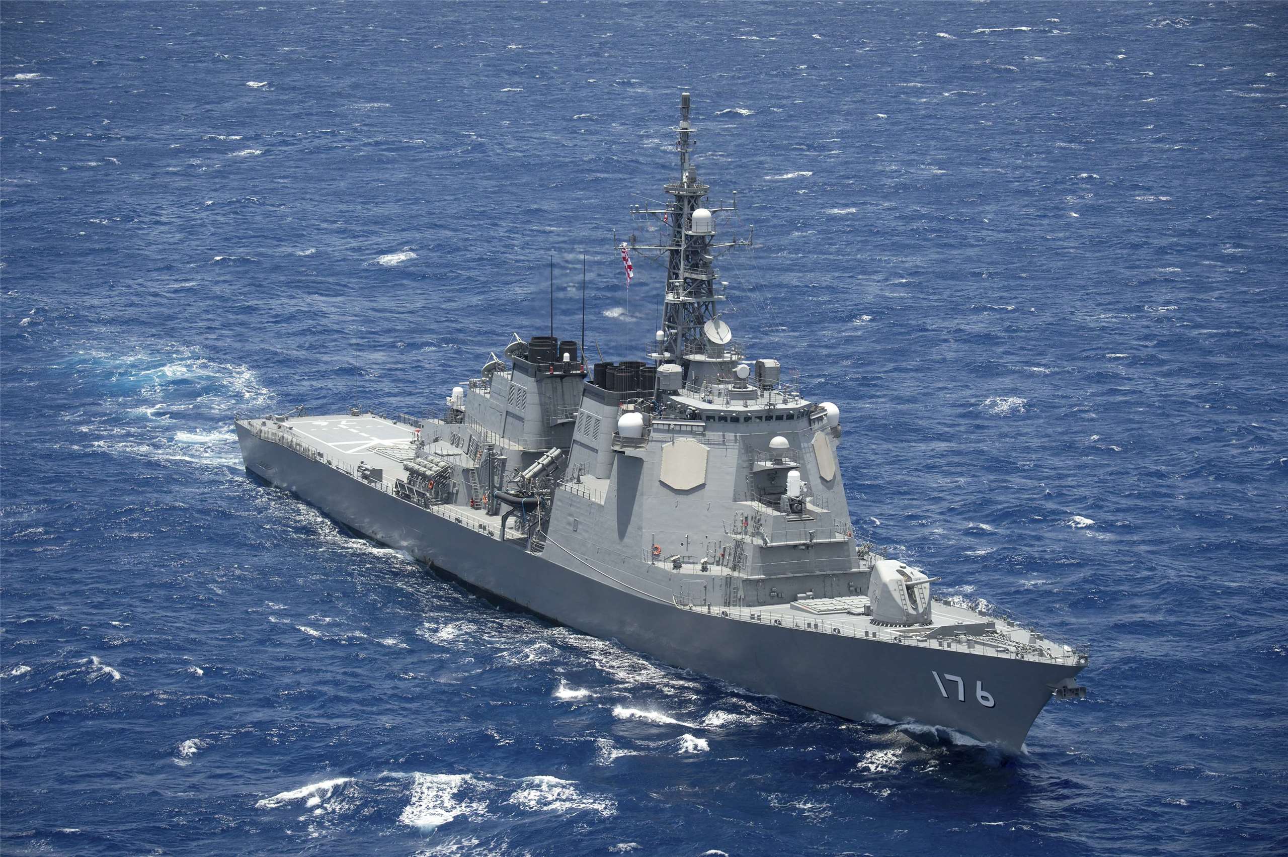 日本海上自衛隊飛彈驅逐艦「鳥海號」（DDG 176）(AFP)