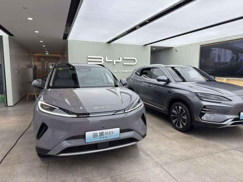 日媒：中國車企2025全球累計銷量首次超日本，躍居榜首。 (圖：中央社檔案照)