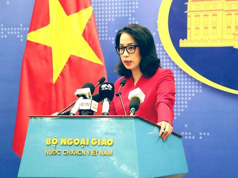 越南外交部發言人范秋姮。 (圖：中央社檔案照)