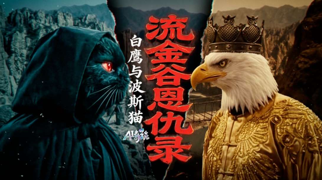 中國央視近期推出AI動畫《流金谷恩仇錄》。(圖：翻攝央視網)
