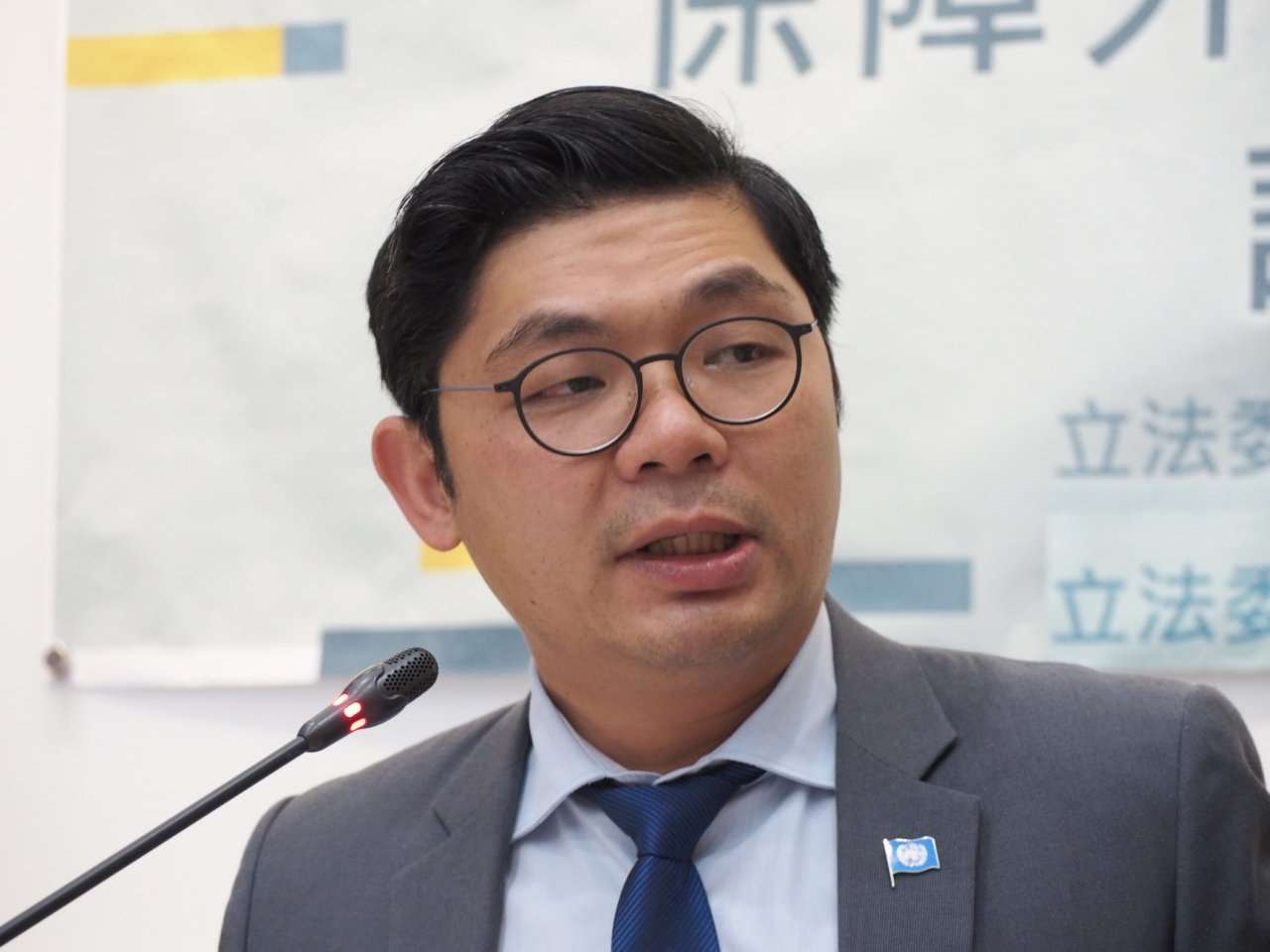 前國民黨立委、現任哈德遜智庫研究員許毓仁。(央廣資料照)