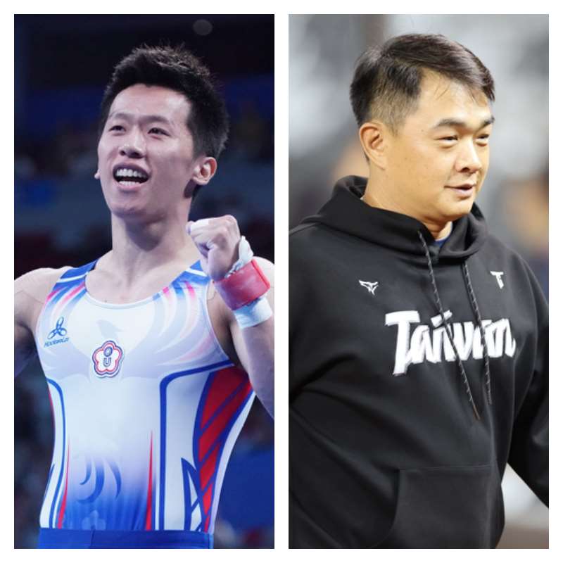 公視補提名董事名單，名單包括體育界的李智凱(左)和彭政閔(右)。(合成圖：中央社)