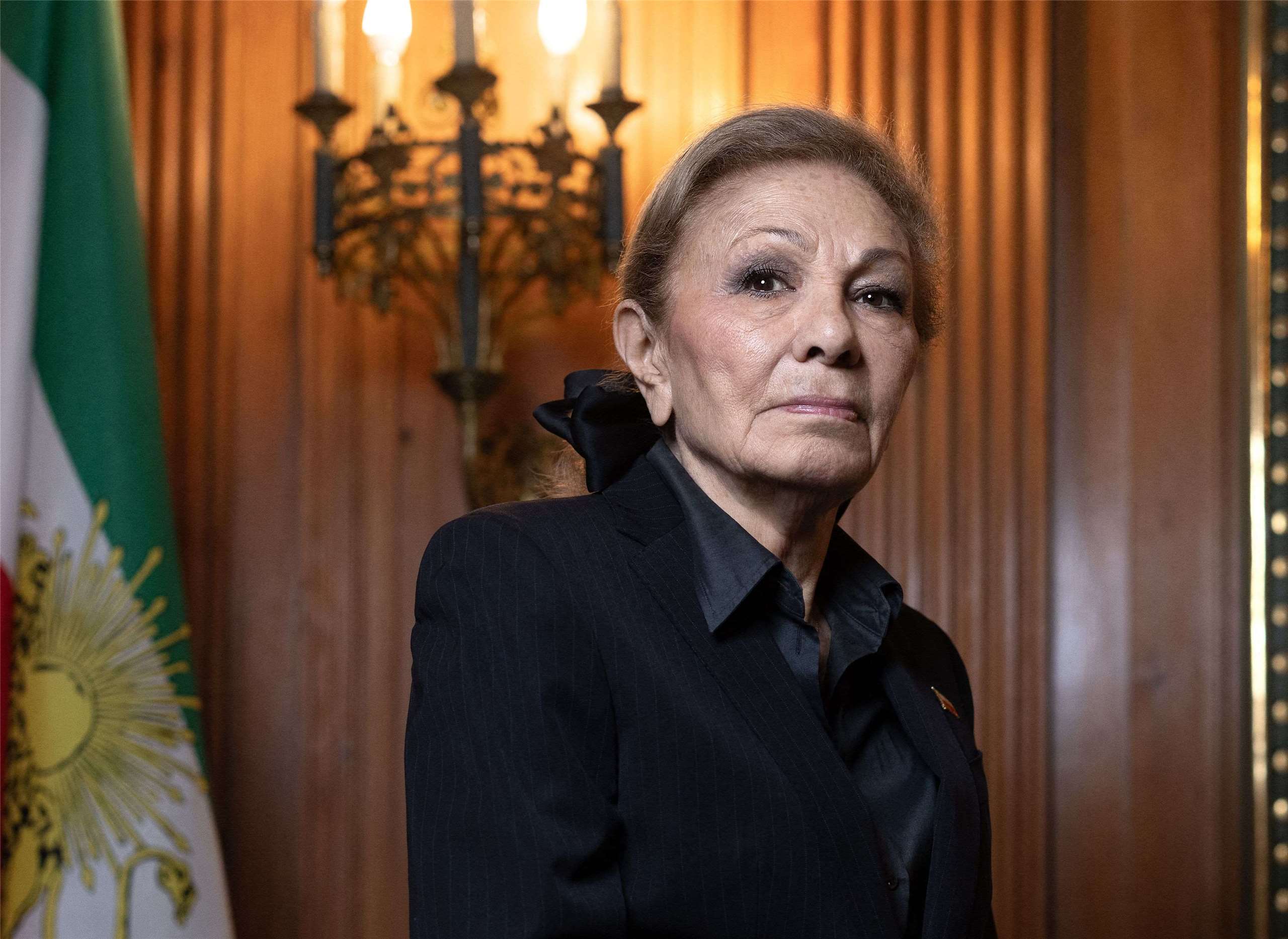 末代國王的遺孀法拉．巴勒維(Farah Pahlavi)。 (檔案照)