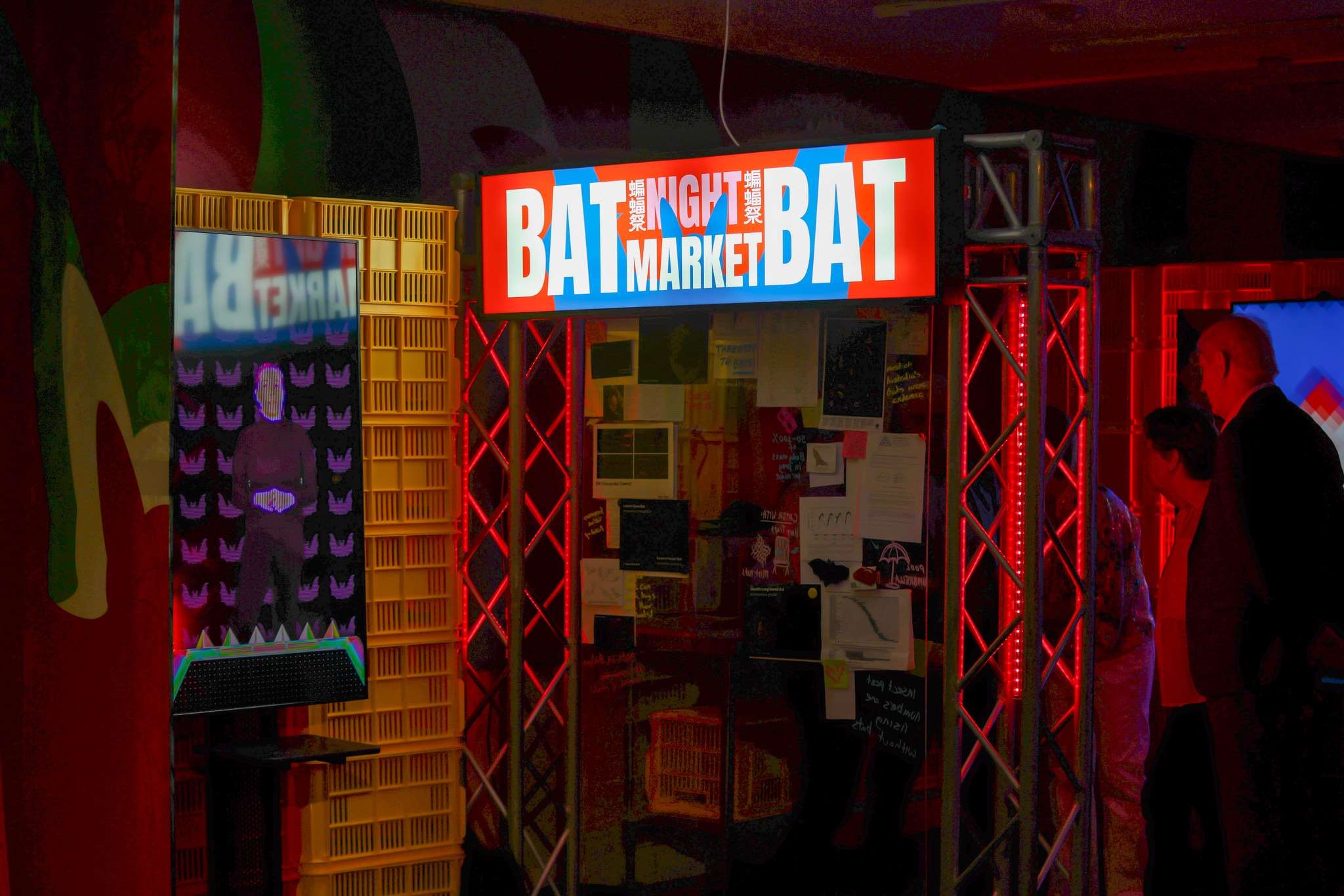 2026年布里斯本世界科學節（World Science Festival Brisbane, WSFB）於19日開幕晚會上推出兩場「蝙蝠祭」（Bat Night Market）演出。(圖：WSFB臉書)