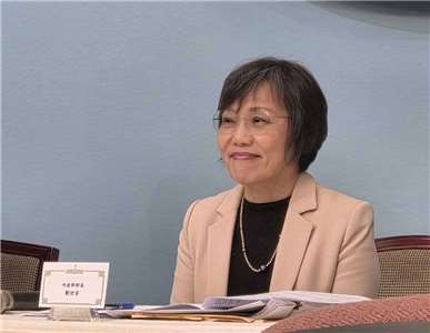 總統府召開「全社會防衛韌性委員會第七次委員會議」，內政部長劉世芳出席會後記者會。 （劉玉秋攝）