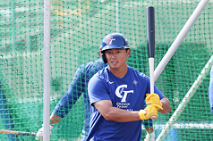 台日大戰6日晚間開打，由鄭宗哲擔任開路先鋒。資料照。

