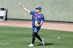 台灣隊7日派莊陳仲敖迎戰捷克，全力搶首勝。(中央社提供)
