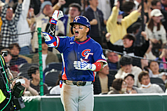 鄭宗哲在世界棒球經典賽（WBC）有好表現。資料照片。