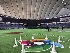 LF
東京巨蛋場內經典賽標誌
日本國家隊「侍JAPAN」本屆世界棒球經典賽
（WBC）集結以洛杉磯道奇球星大谷翔平為首的8名
美國職棒大聯盟（MLB）球員，被視為史上最豪華陣
容，卻在WBC止步8強，創下歷來最差成績，讓不少
球迷大呼失望。圖為東京巨蛋球場的經典賽標誌。
中央社記者戴雅真東京攝　115年3月18日
