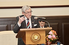 PD
台英國會小組共同主席羅根勳爵表達支持台灣立場
台英國會小組共同主席、上議員羅根勳爵（Lord 
Rogan）（圖）31日晉見總統賴清德，他說，這次訪
團有5個政黨參與，成員來自威爾斯、北愛爾蘭、英
格蘭與蘇格蘭，共同表達對台灣的支持。
中央社記者王飛華攝　115年3月31日
