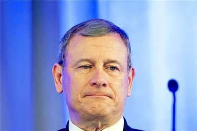 美國最高法院首席大法官羅伯茲(John Roberts)。 (AFP)