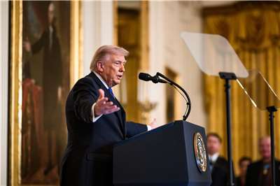 美國總統川普(Donald Trump)。 (圖:X@WhiteHouse)